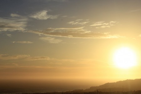Solnedgång ifrån balkongen